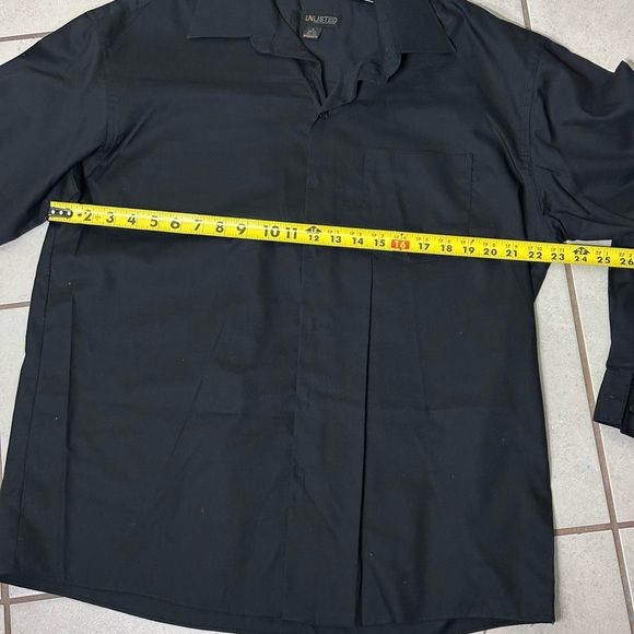 Unlisted Black Men button shirt long‎ sleeve size Large - Picture 6 of 6
